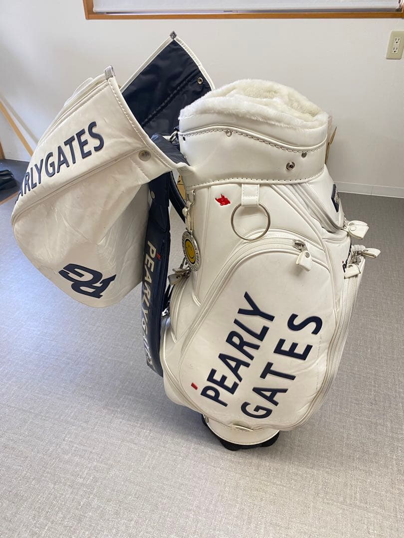 PEARLY GATES★パーリーゲイツ★キャディバッグ ★白