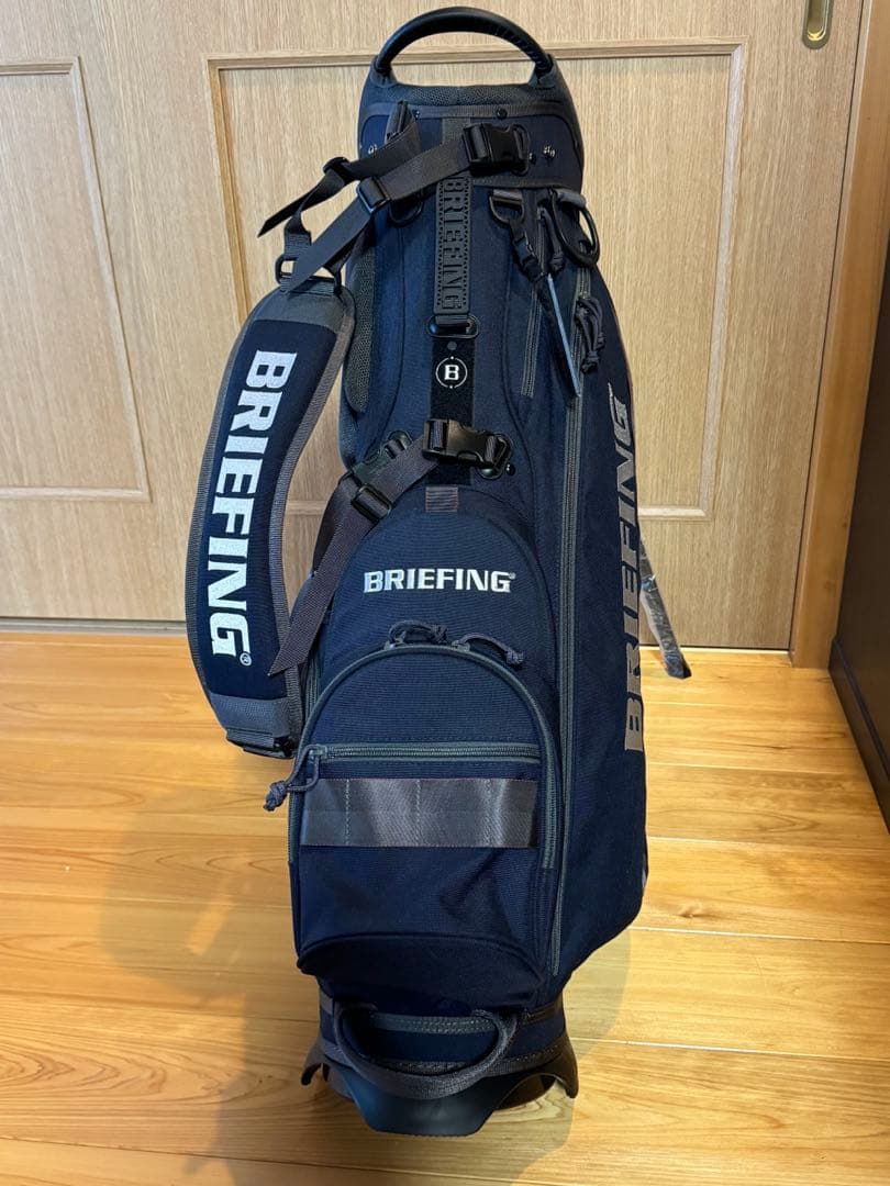 ブリーフィングゴルフ ネイビー別注限定モデル キャディバッグ ワンショルダー