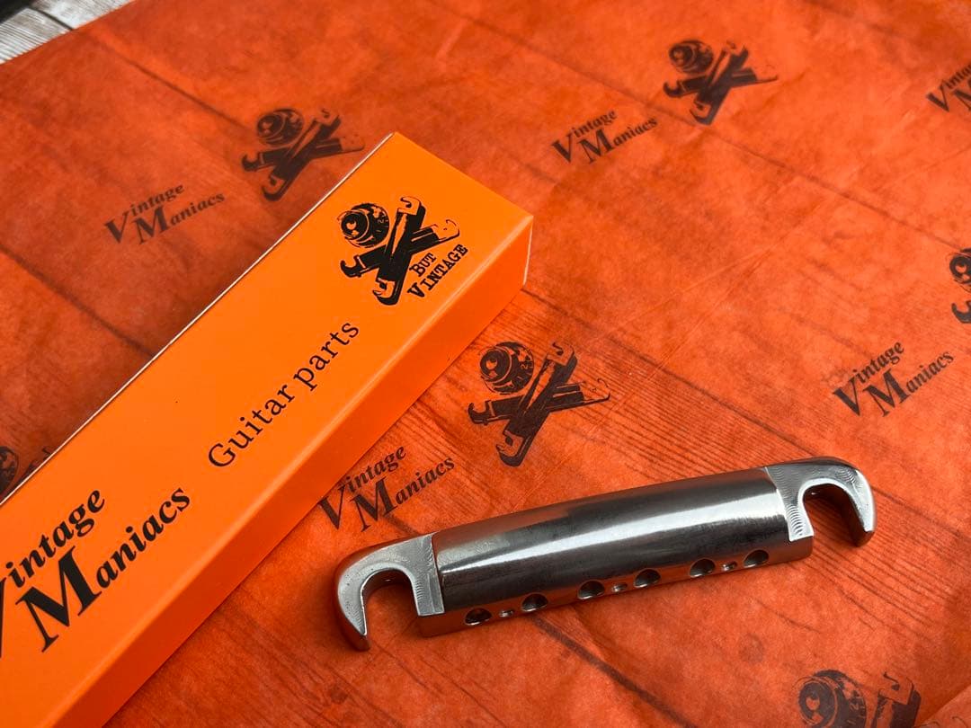 ヒスコレ レスポール用 ビンテージマニアックス アルミテールピース エイジド