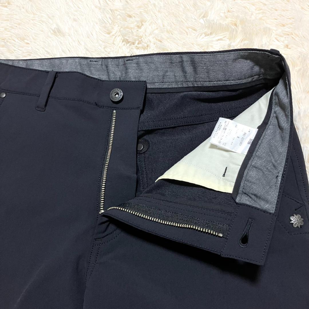 極美品✨ St ANDREWS 撥水 ストレッチ ロングパンツ 黒　M