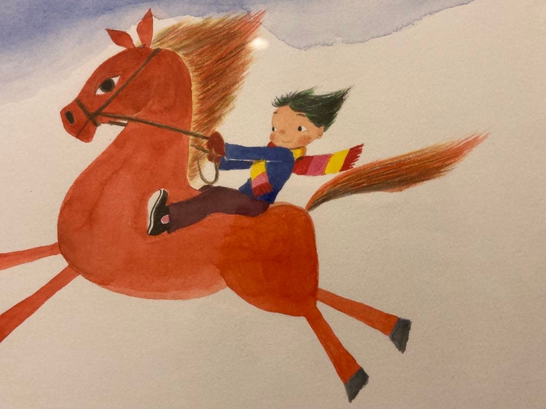 絵本作家　たばたせいいち　田畑精一　水彩画　直筆　原画