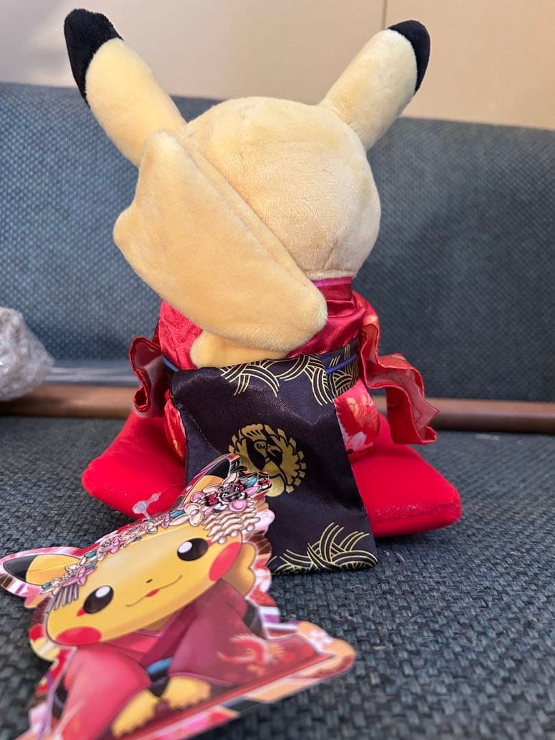 舞妓はんピカチュウ 和服 ぬいぐるみ