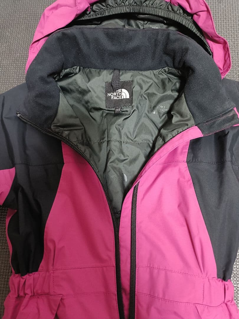 THE NORTH FACE 子ども スノーウェア ピンク　ジャンプスーツ110