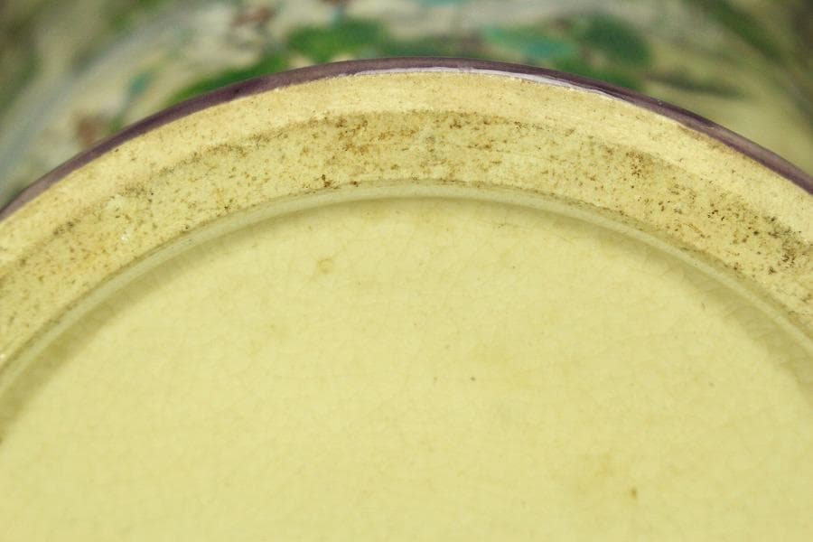 京薩摩 錦光山 細密画 花鳥 花瓶 明治(ZE499)