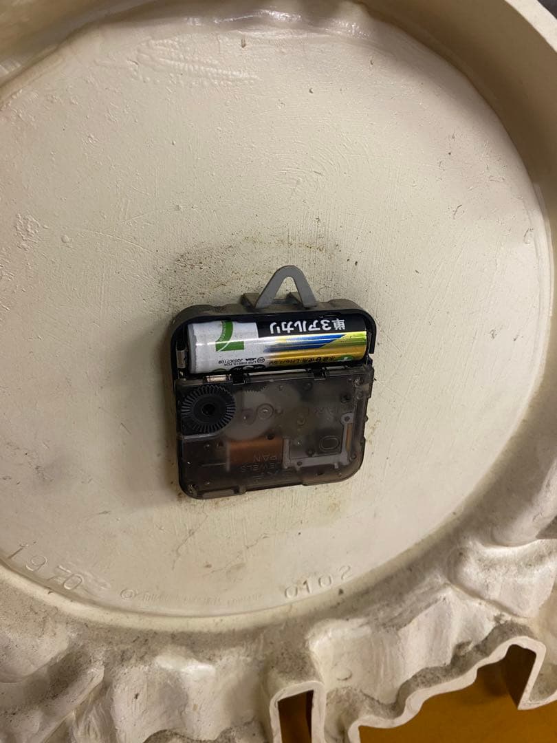 アメリカ製　ビンテージ　壁がけ時計　星条旗