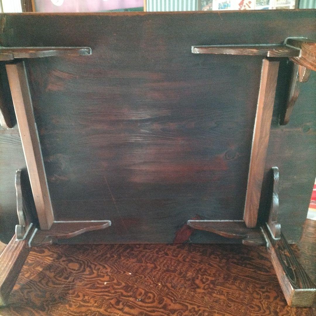 昭和レトロ　座卓　ちゃぶ台　リペア済み　中古品