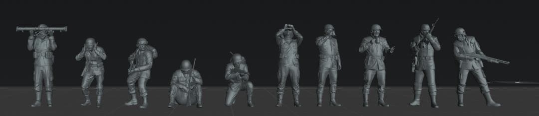 兵士、小物　95個