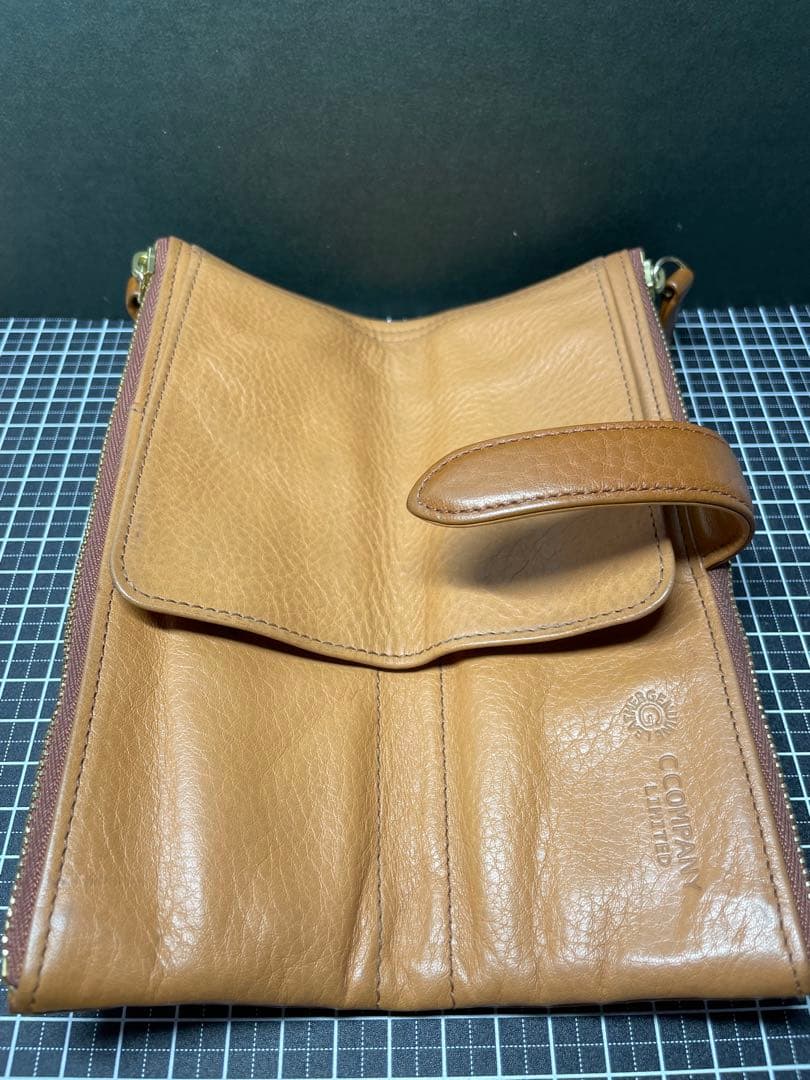 CCOMPANY ルポプリモペンケース　ウイスキー