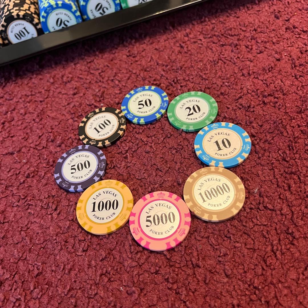 ✨値下げ✨本場カジノチップ500枚セット