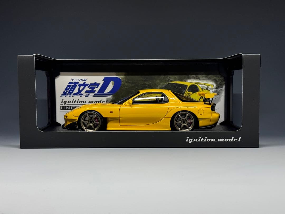 IG 1/18 イニシャルD マツダ RX-7 FD3S イエロー 2868