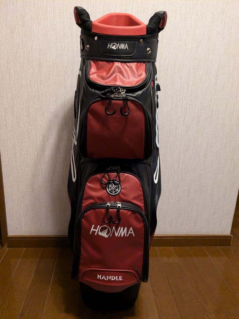 14分割　キャディーバッグ　ホンマ防水 ヘッドカバー付き