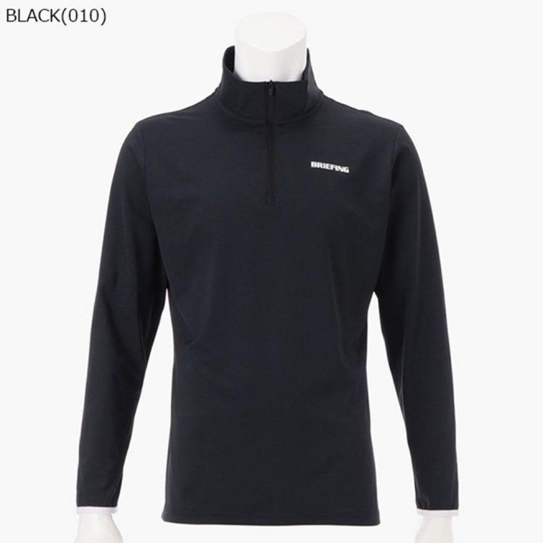 BRIEFING ゴルフ メンズ ハーフジップ BLACK Lサイズ　未使用品
