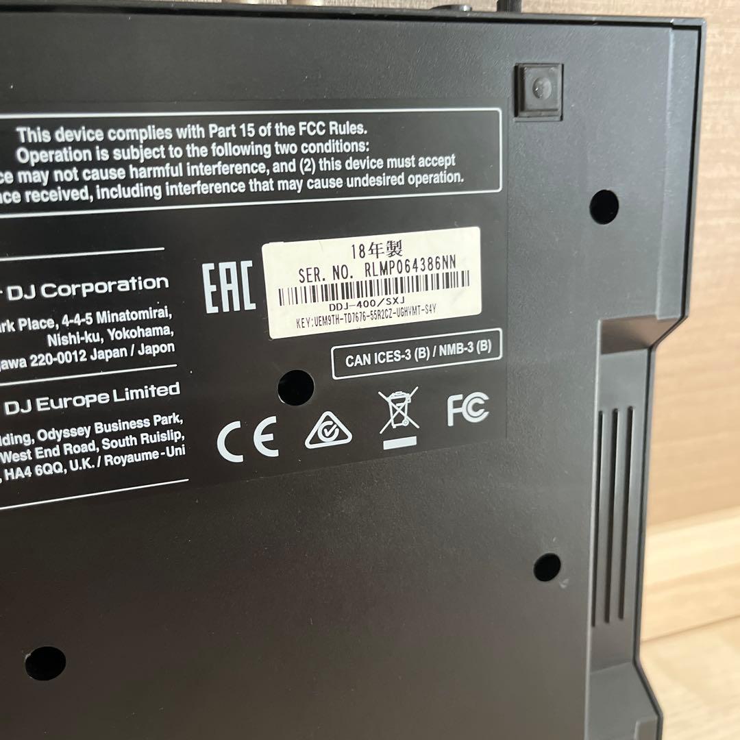 Pioneer ddj 400 DJコントローラー