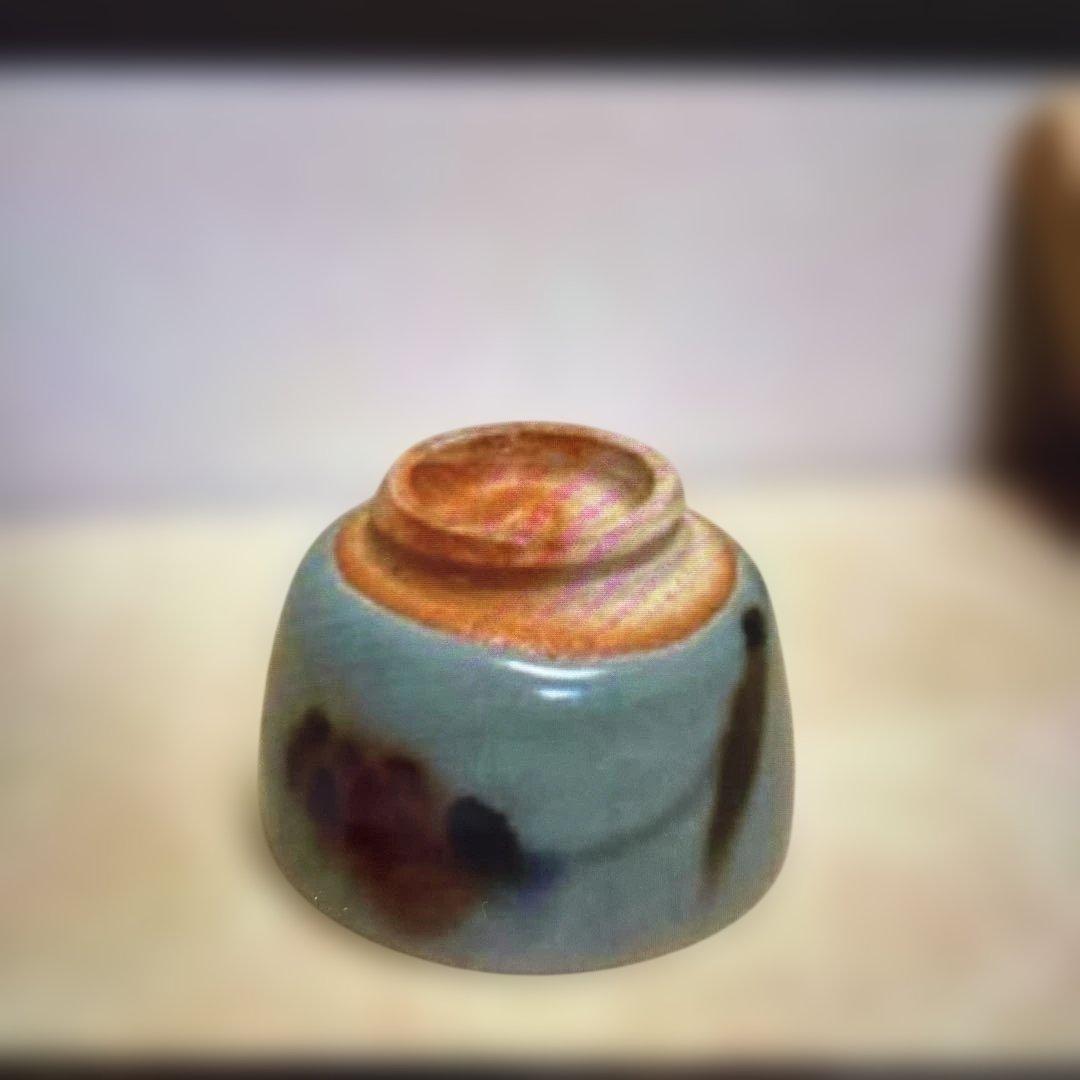 ▶︎ ◎鉄絵ぐい呑　成良仁　東京藝術大学卒　日本工芸会正会員
