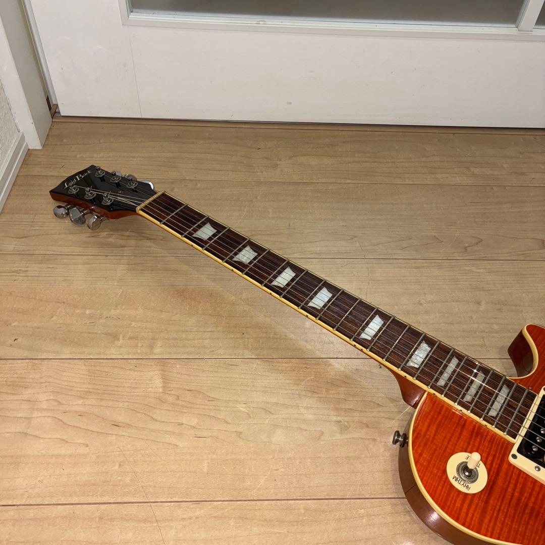 弦交換済み！激虎目　王道　laid back エレキギター レスポールタイプ