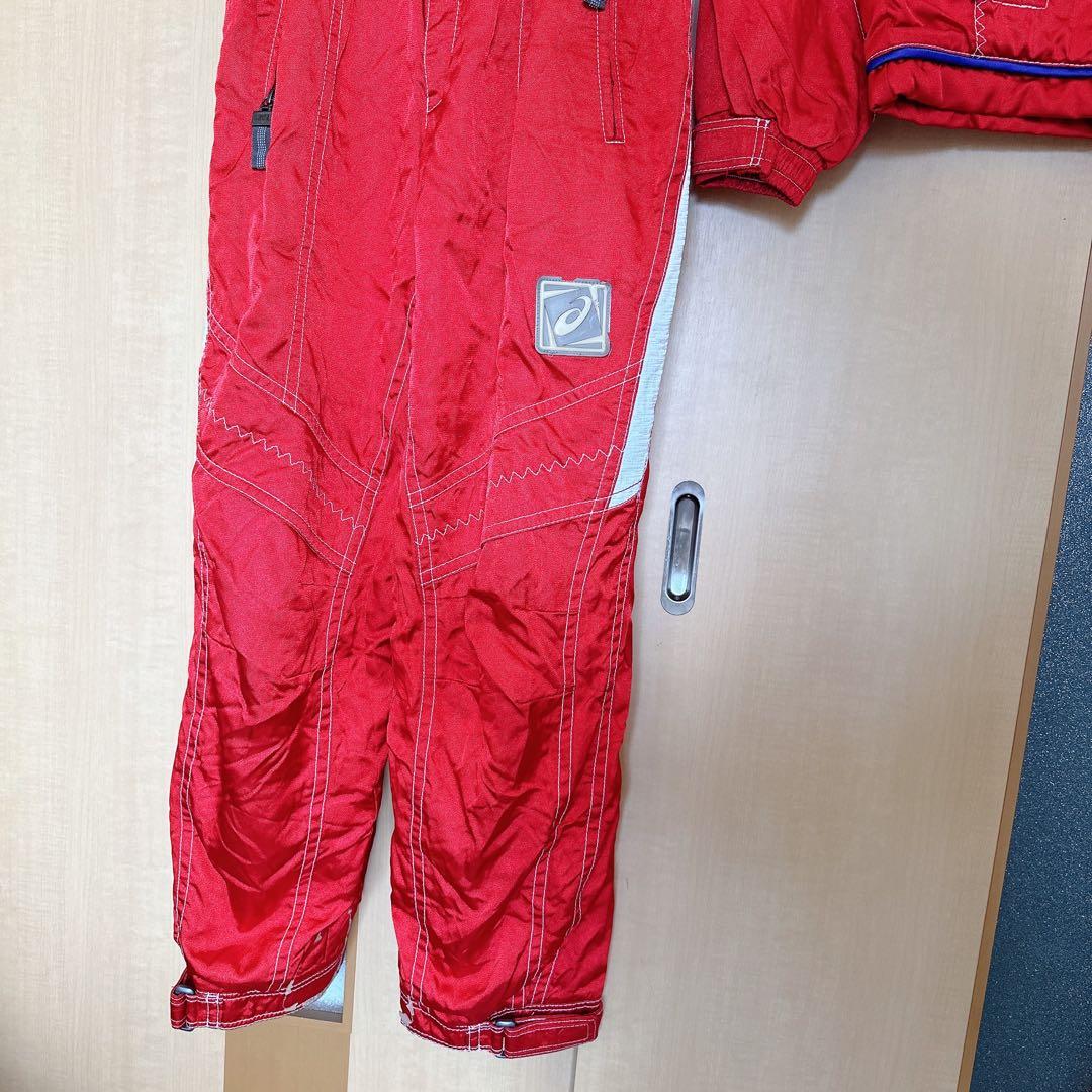 【チームアシックス】レトロ スキーウェア セットアップ (L) メンズ