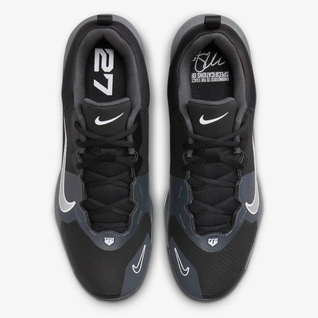 ナイキ フォース トラウト プロ 28 野球 スパイク 靴 シューズ 黒