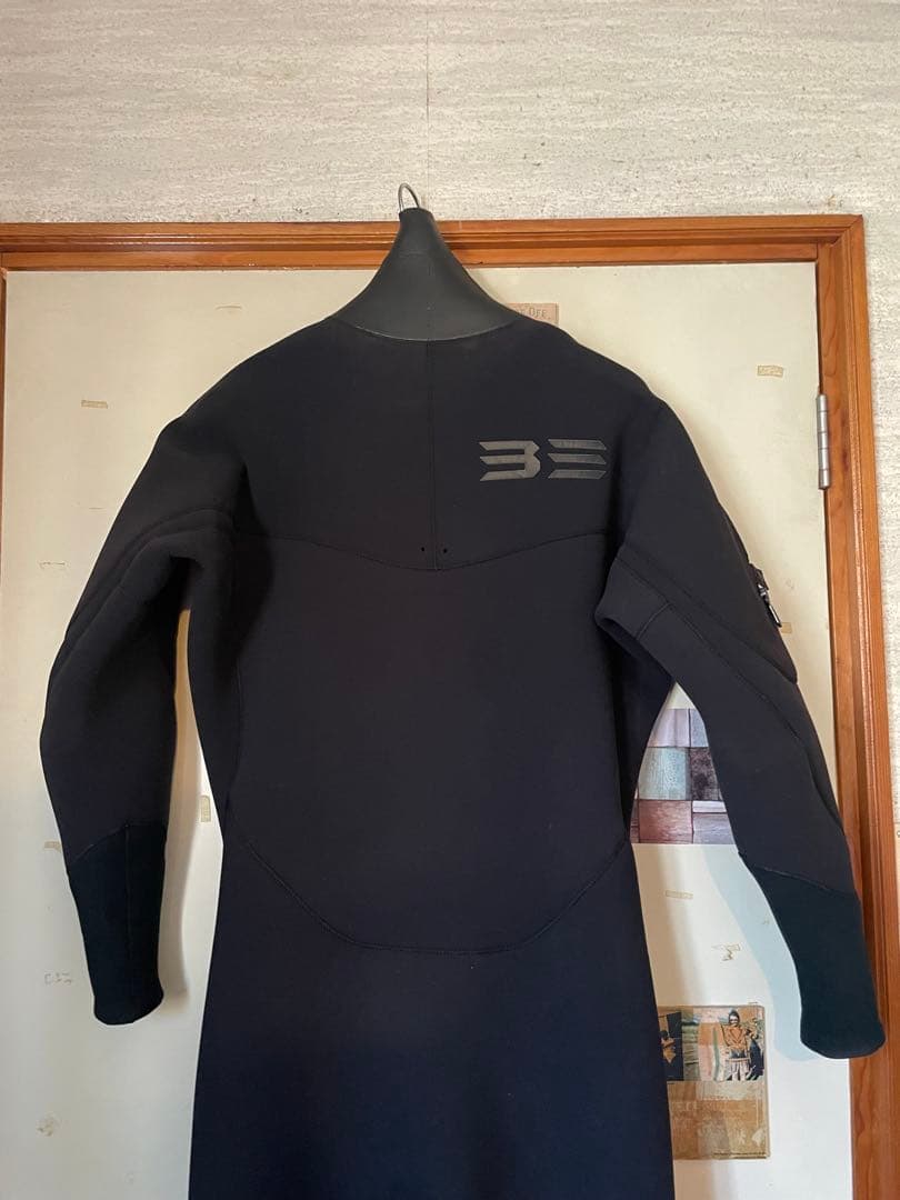 美品！BEWET！3mm極上起毛S2ドライスーツ！XL！ウルトラストレッチ！