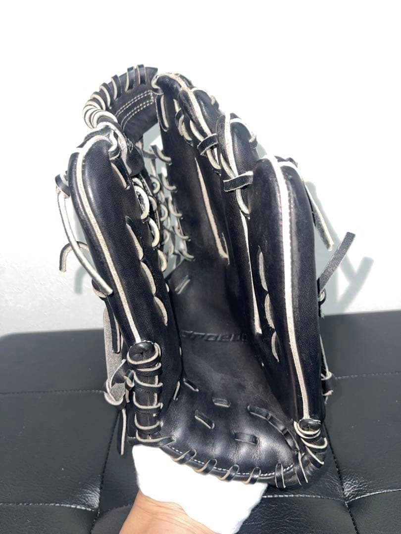 SSK プロエッジ　外野手用　軟式グローブ　PEN-87419F 型付け済み　黒