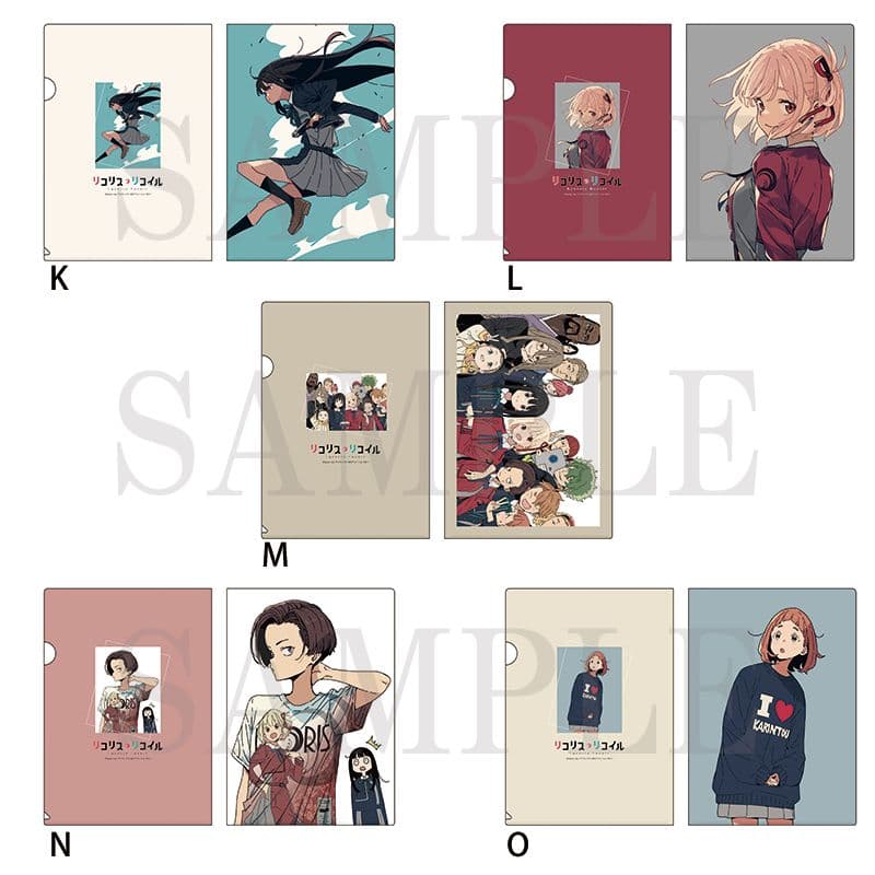 リコリコ展 クリアファイル 全32種コンプリートセット