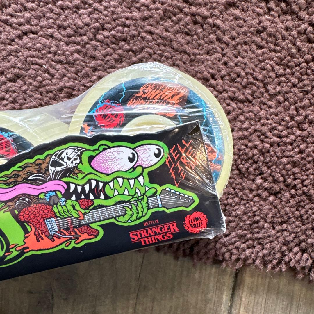 SLIMEBALLS ストレンジャーシングススケボー光るウィール60mm 78A