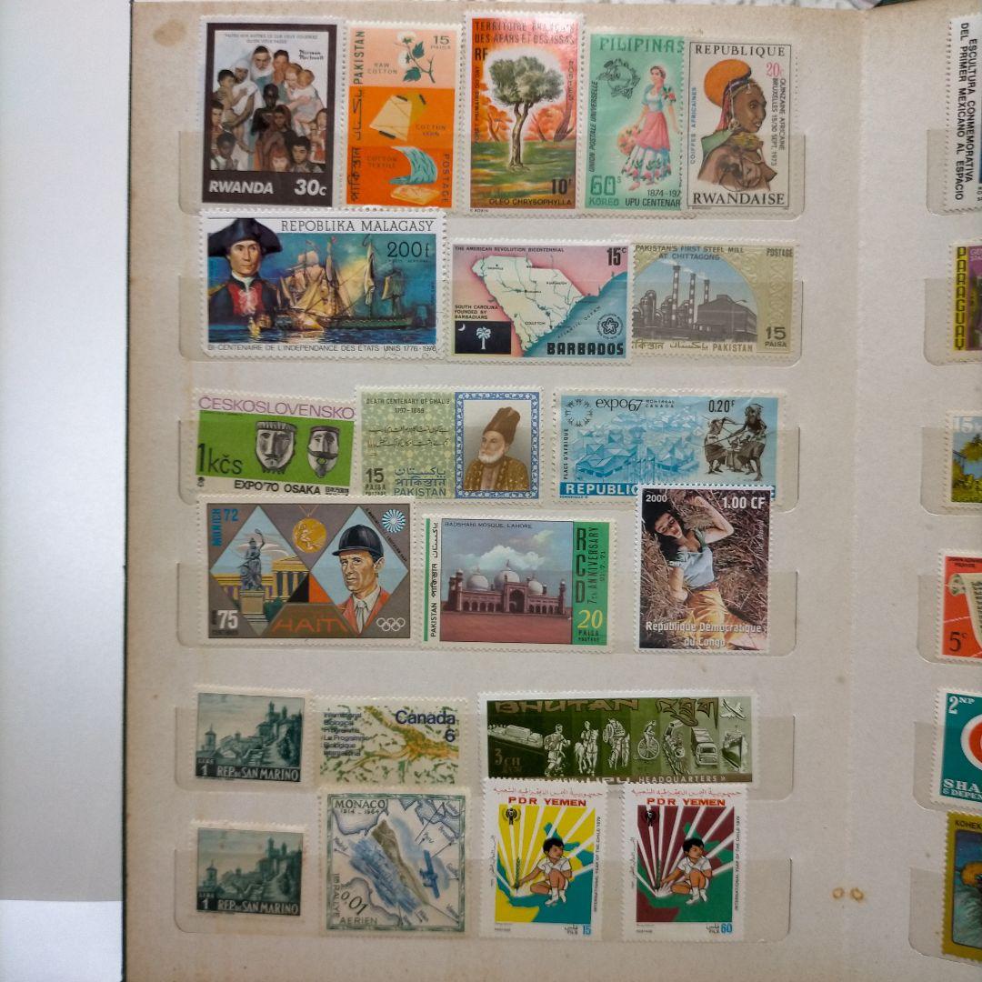 【売約】1875 【未使用】外国切手 世界各国 ヴィンテージ バラ切手大量まとめ