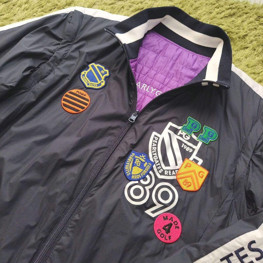 パーリーゲイツ 4way リバーシブル 中綿ジャケット ベスト スニード L