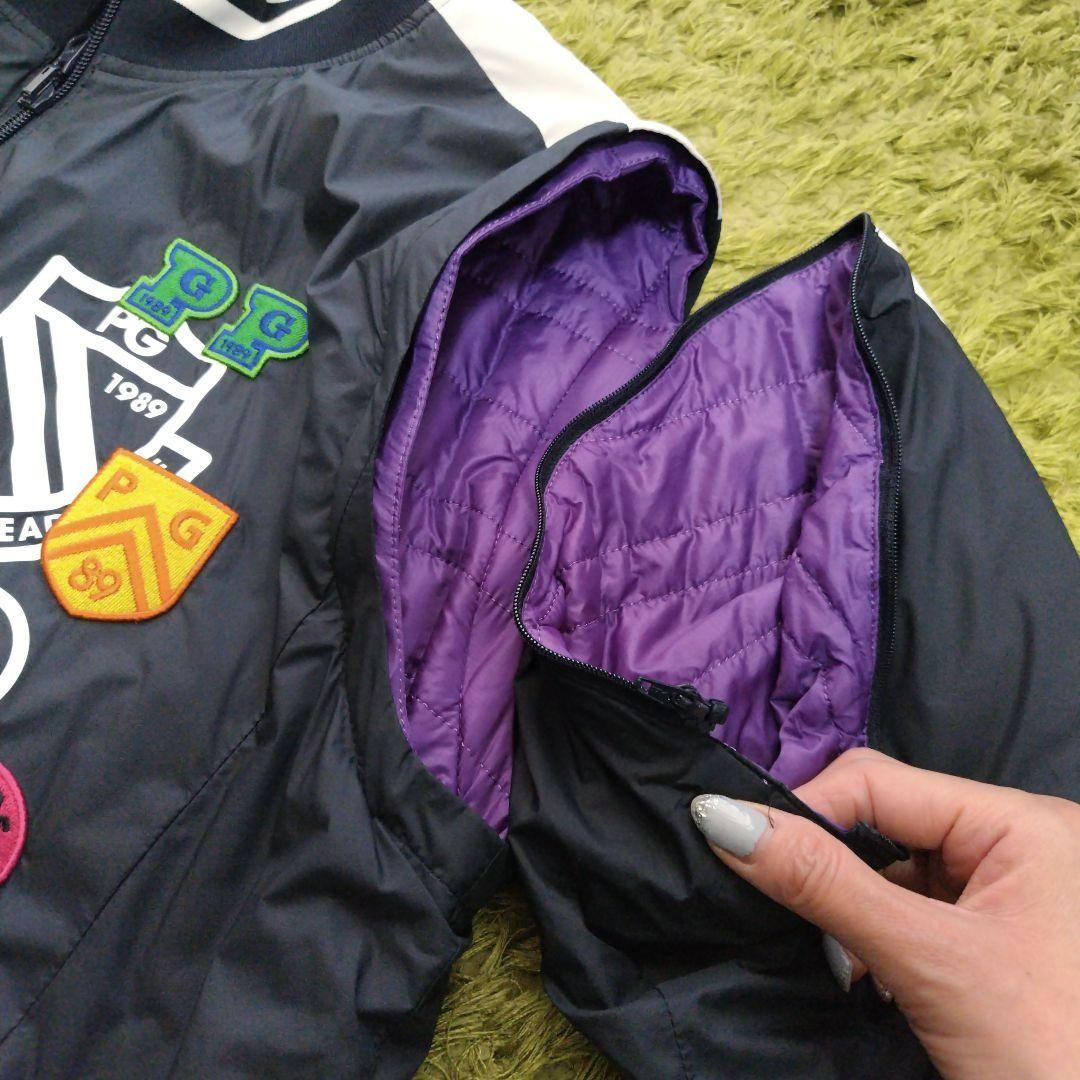 パーリーゲイツ 4way リバーシブル 中綿ジャケット ベスト スニード L