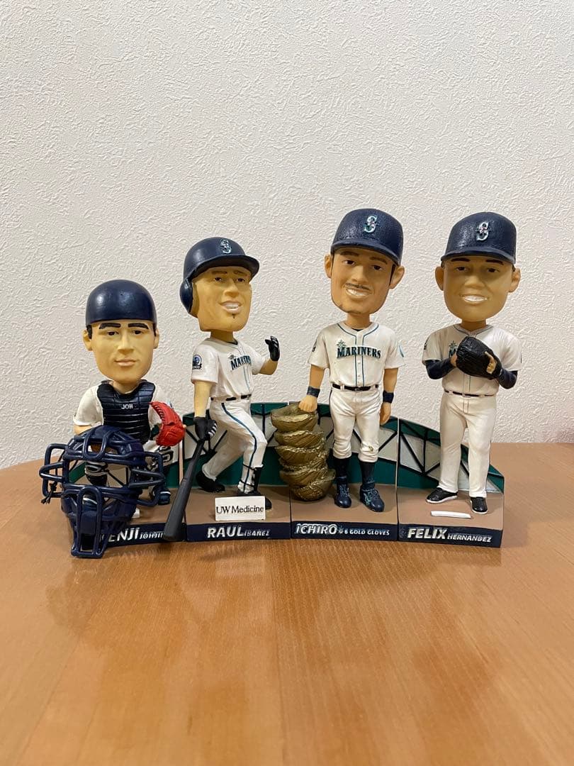 2007 イチロー球場配布ボブルヘッド人形　城島含む4体コンプリート