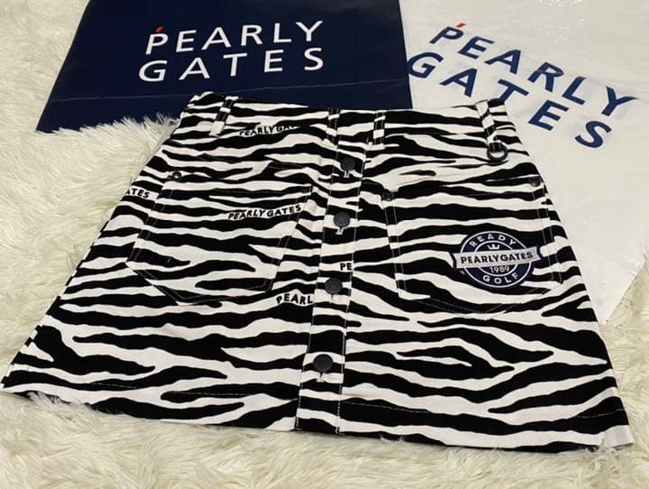 正規品パーリーゲイツ Ｃ／Ｐｕハイパワードビーストレッチ ＜ゼブラサイズ0