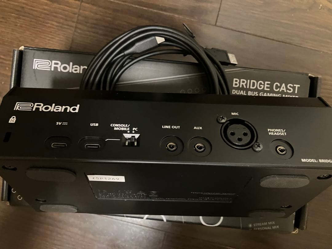【最終値】Roland BRIDGE CAST おまけでXLRケーブル付き