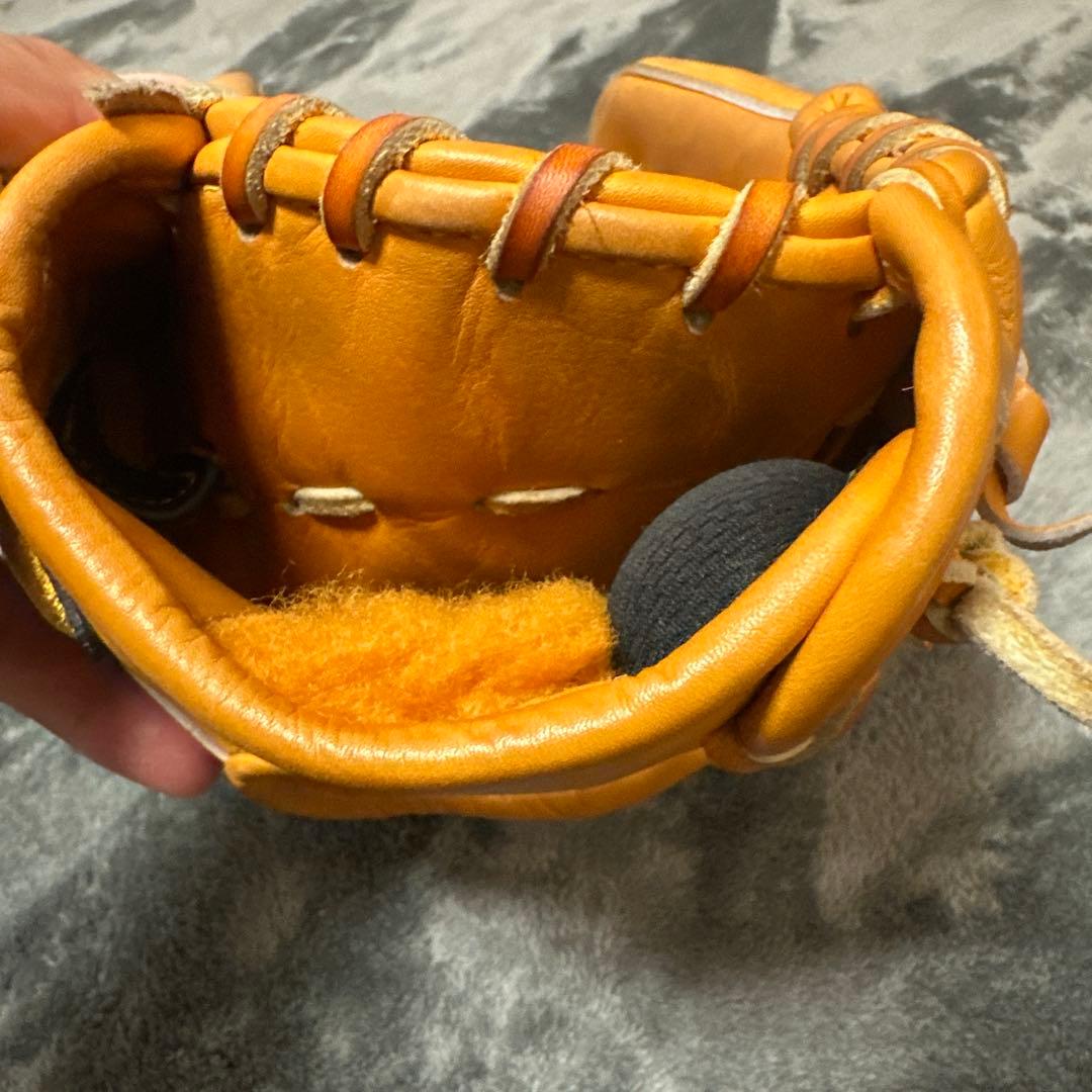 MizunoPro 硬式グローブ オレンジ