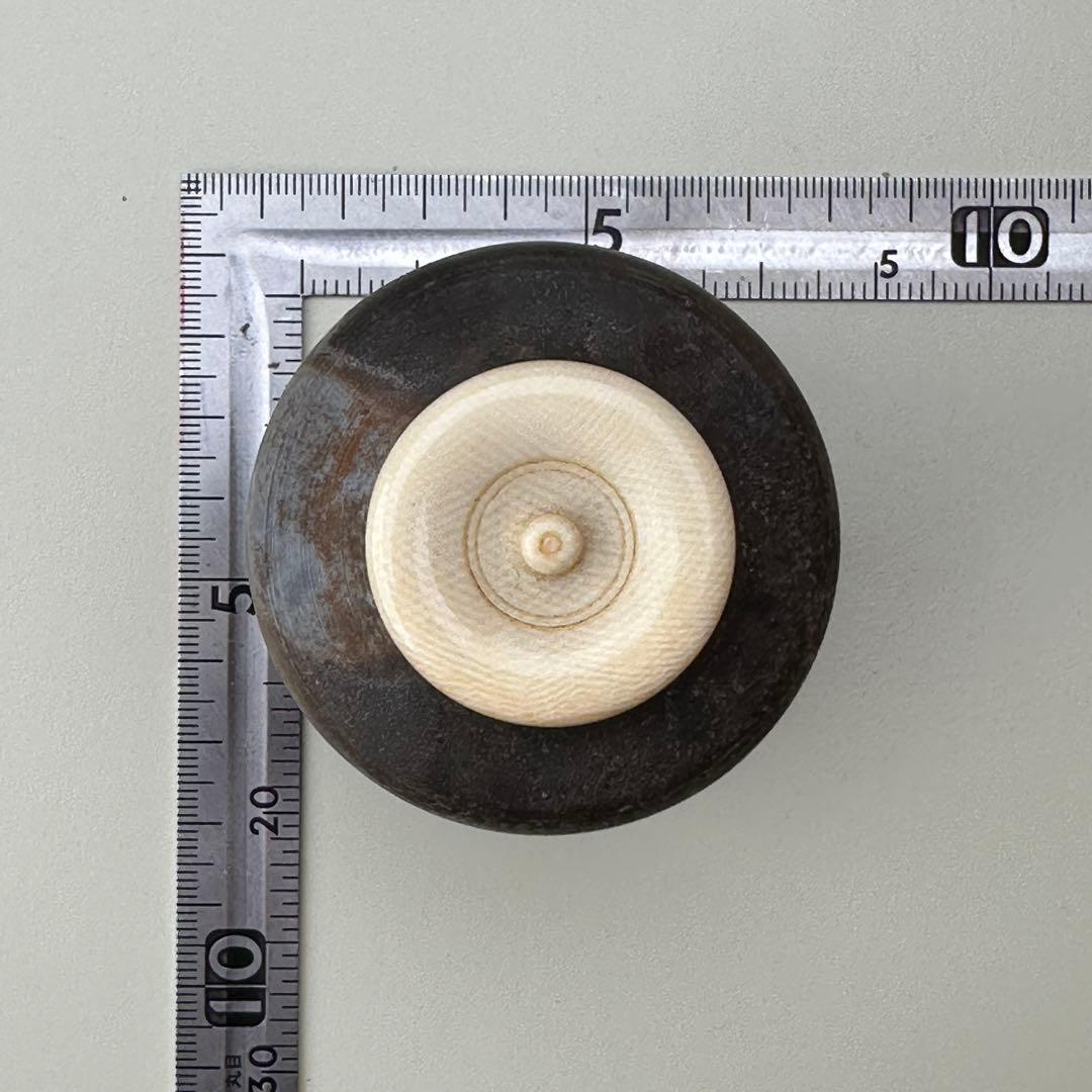 備前焼 茶入 小壺 共箱・仕覆付き 骨董品　アンティーク