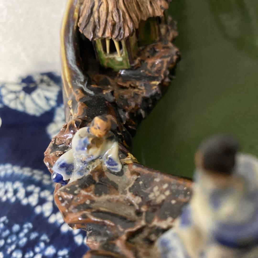 隅田焼　大鉢　石黒香ニ　井上良斎