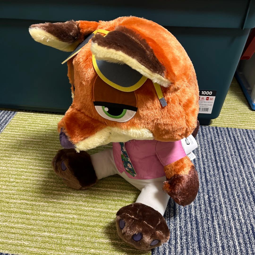 ズートピア2 ニック・ワイルド スーパーラージぬいぐるみ