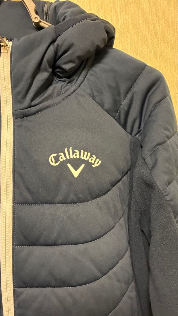 キャロウェイ ゴルフウェア 秋 冬 フルジップ中綿スウェット Mサイズ