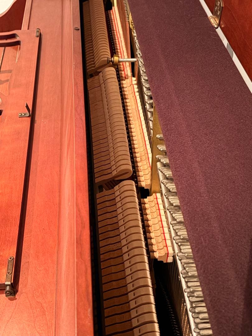 ★美品綺麗★USA YAMAHA ヤマハ アップライトピアノ 猫足★調律回数多数