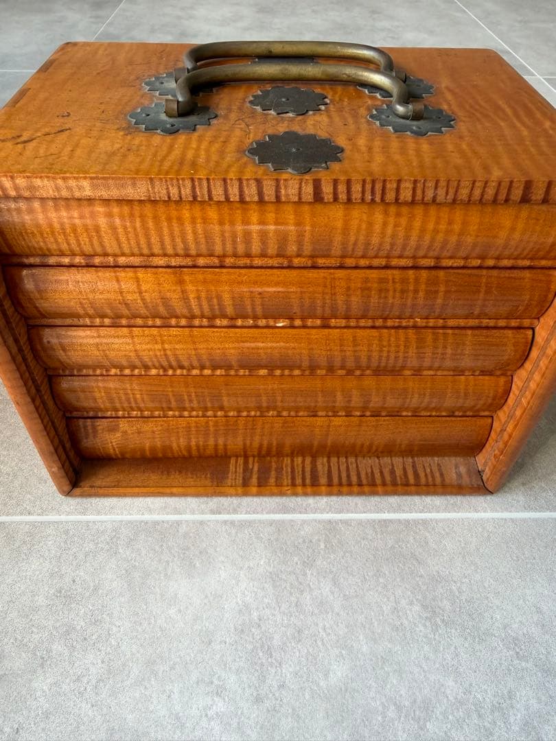 d*9様 麻雀牌　木製ケース付き　アンティーク