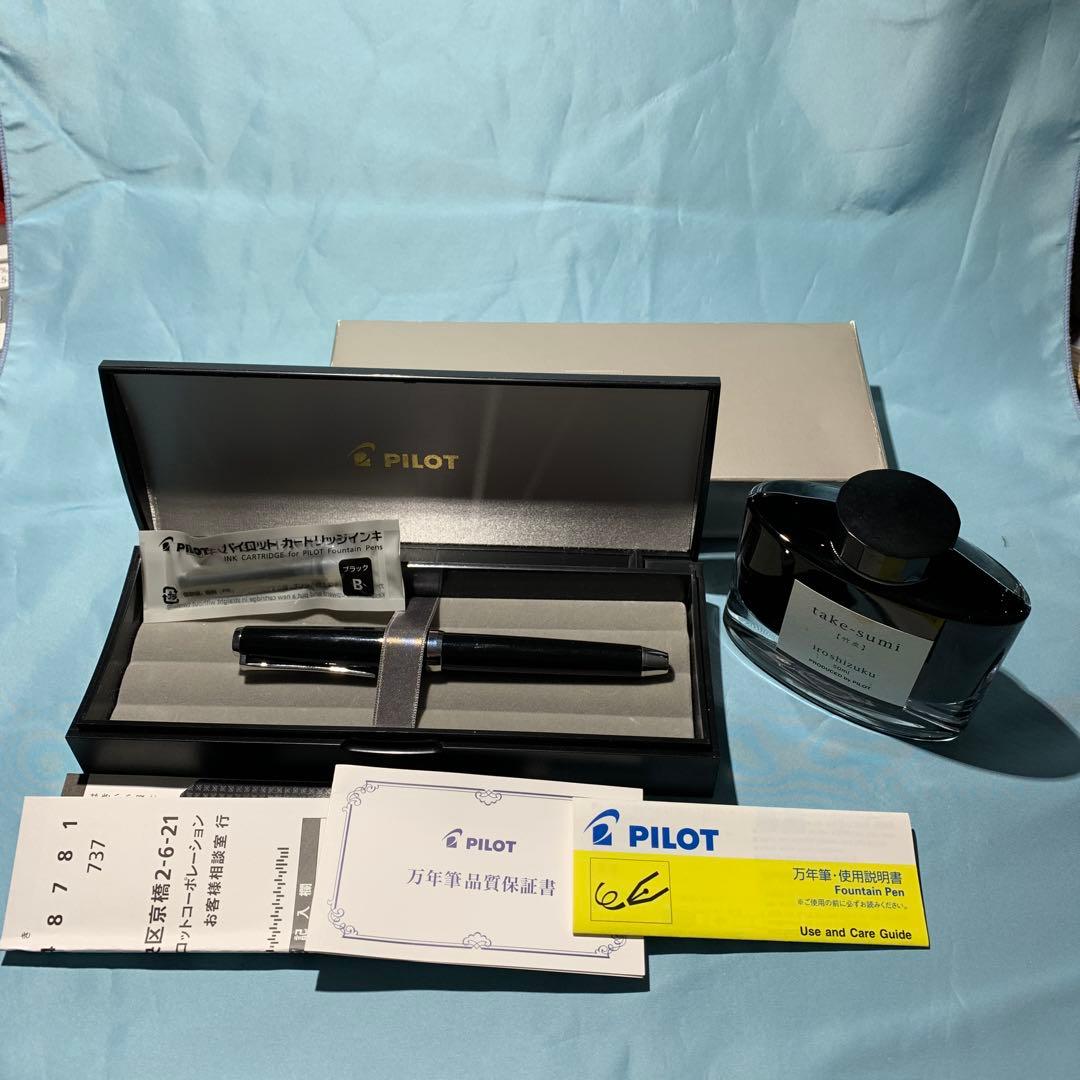 PILOT 万年筆 エラボー 極細字軟SEF FE-25SR-BSEF