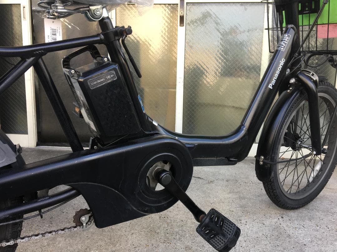 地域限定送料無料　ギュットアニーズ　子供乗せ　16AH　黒　神戸市　電動自転車