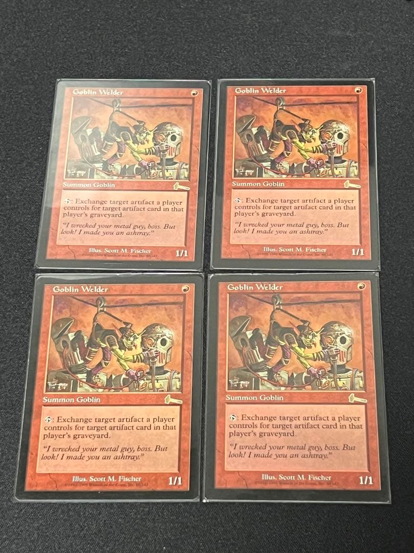 ゴブリンの溶接工 英4枚セット レガシー Goblin Welder