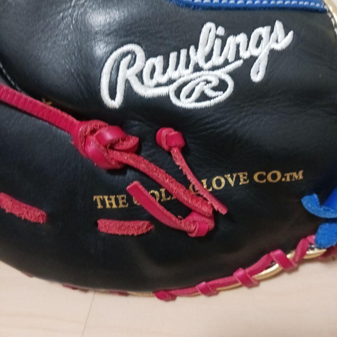 野球!!!ローリングス 軟式 ファーストミット ブラックロイヤル