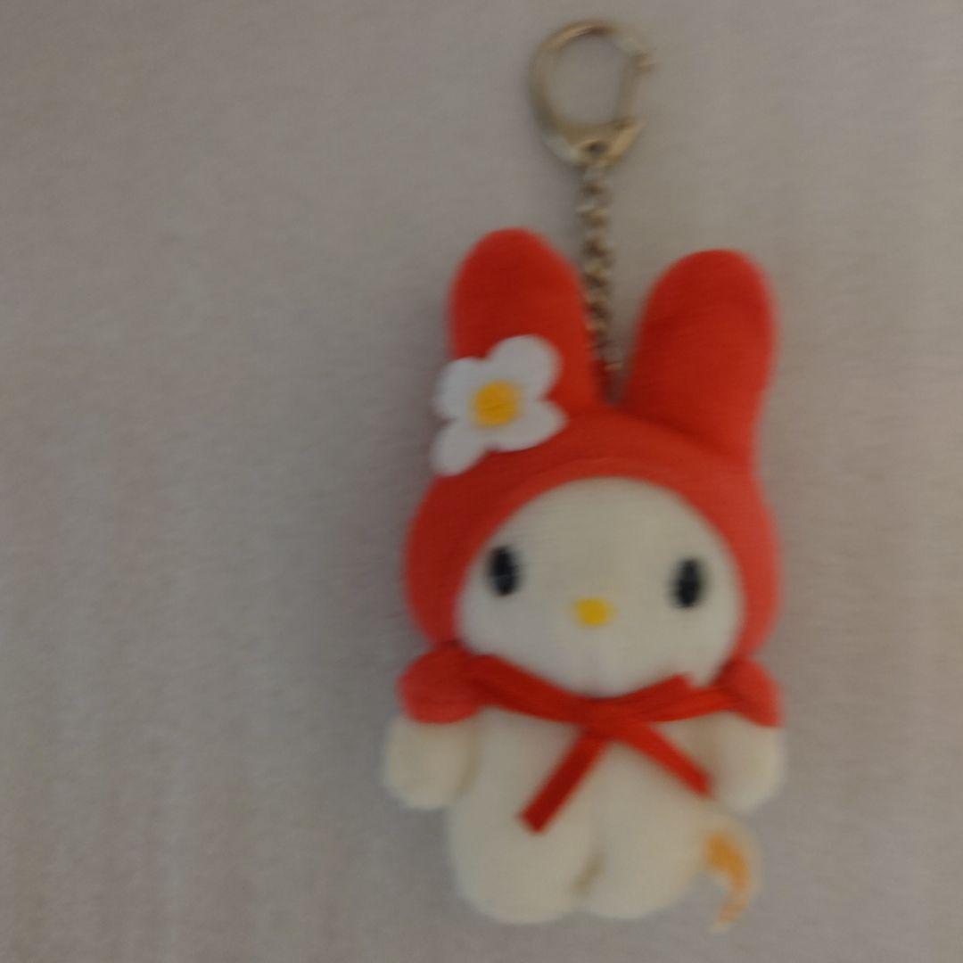 値下げ【中古品】マイメロディ　マスコット　キーホルダー