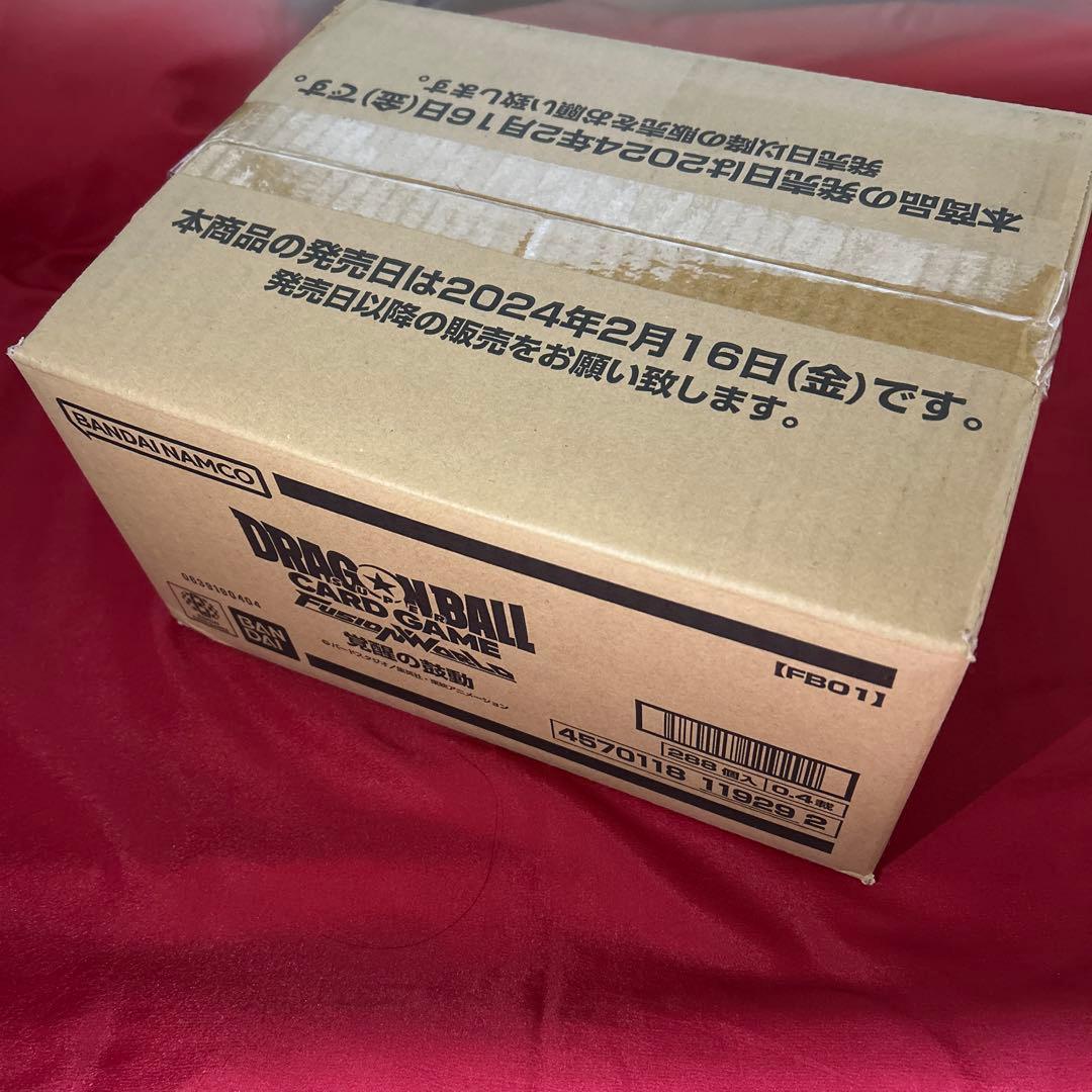 ドラゴンボールカードゲーム　フュージョンワールド　覚醒の鼓動　1カートン