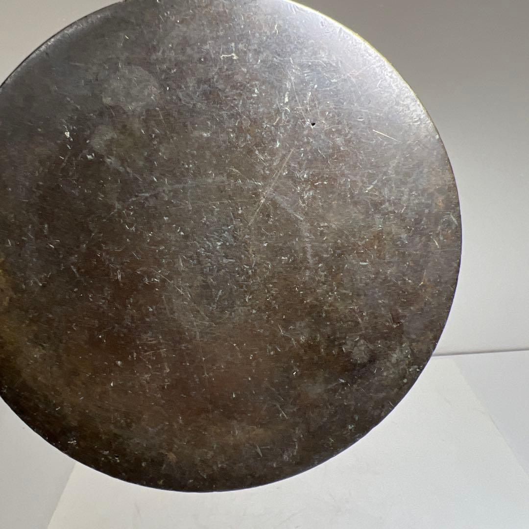 江戸時代　初期〜中期　古銅　古鏡　413g 東さ7-0617①