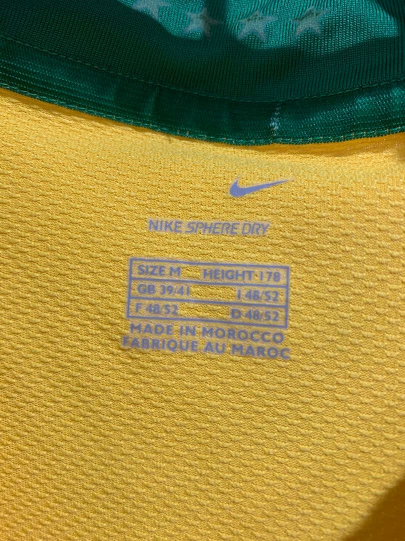 NIKE ブラジル代表 06/07 ホーム ユニフォーム/ゲームシャツ Mサイズ