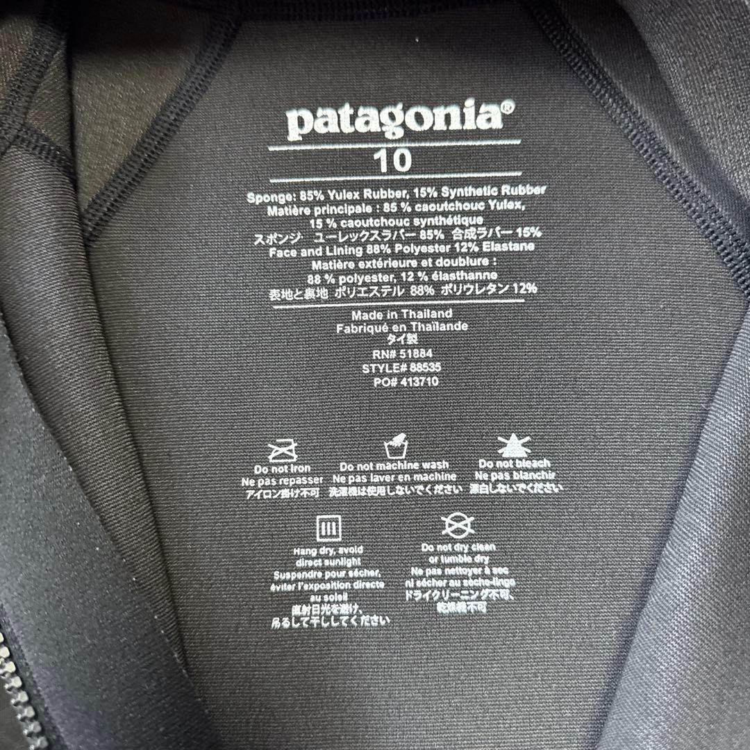 patagonia ウェットスーツ サイズ10 ブラック