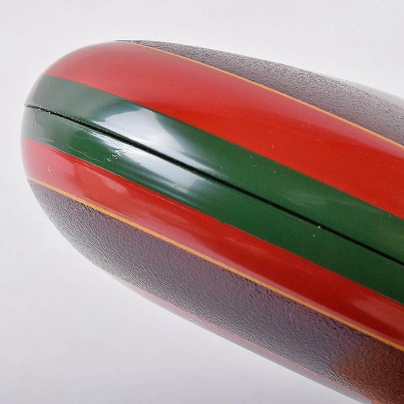 茶道具　五代　川端近左作　独楽塗香合　共箱　V　R8841