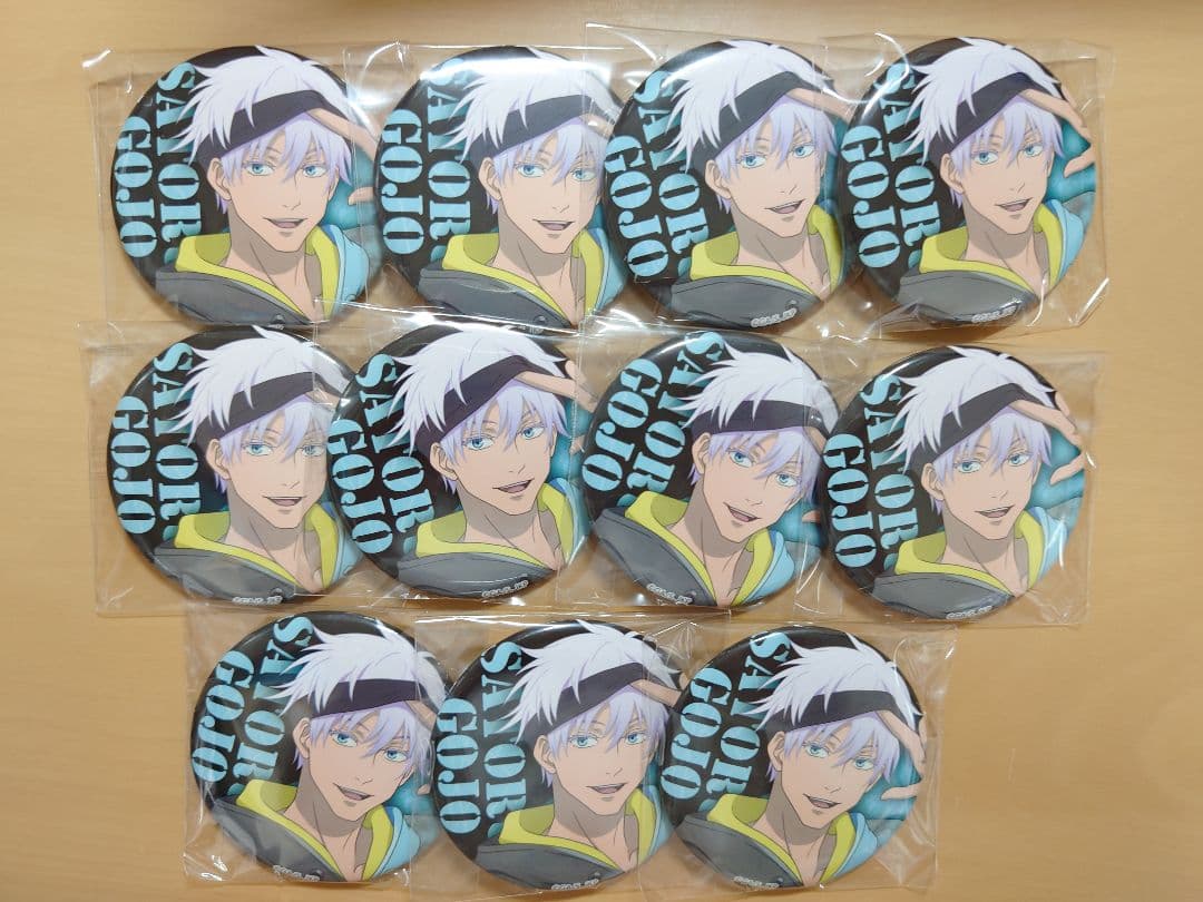 呪術廻戦 五条悟 パーカー 缶バッジ まとめ売り