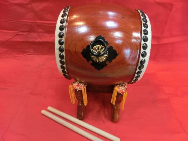 飾り太鼓5寸バチ付&締め太鼓セット　新品未使用